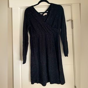 Loft Maternity, Black sweater dress, size S